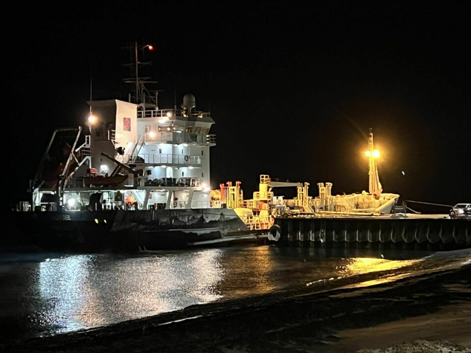 Diesel: «Norsel» berget energiforsyningen i Longyearbyen da de ble omdirigert fra Svea.