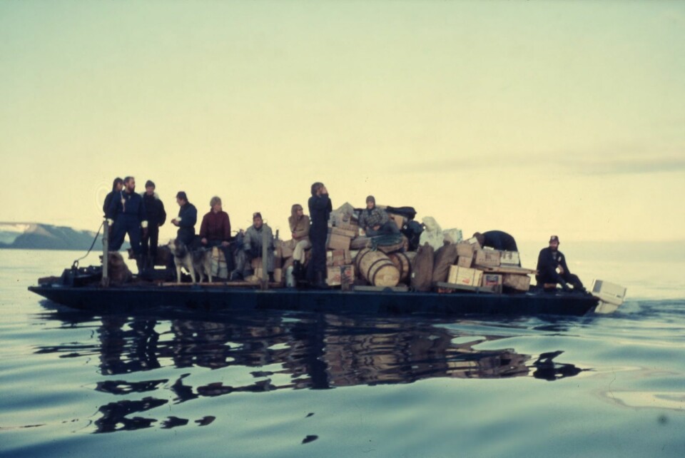 Russebukta på Edgeøya i 1971