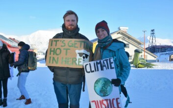 Fredrik Selmer og Ester Lvon Delsordo mener vi som innbyggere i Arktis bør være spesielt opptatt av klimaendringene. Fredrik Selmer og Ester Lvon Delsordo mener vi som innbyggere i Arktis bør være spesielt opptatt av klimaendringene.