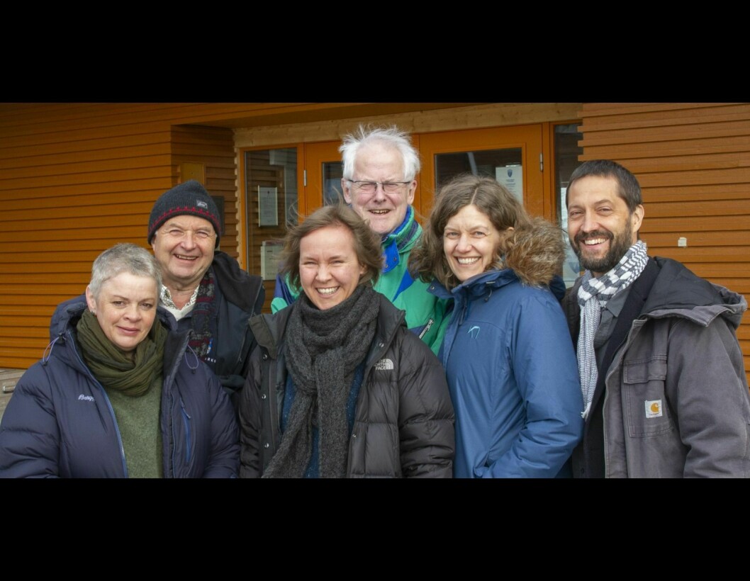 Svalbards miljøvernfonds styre (Fra venstre):  Heidi Eriksen, Rune Bergstrøm, Siri Hoem, Morten Ruud, Anne-Line Pedersen og Stefan Norris. Anna Lena Ekeblad var ikke til stede da bildet ble tatt.