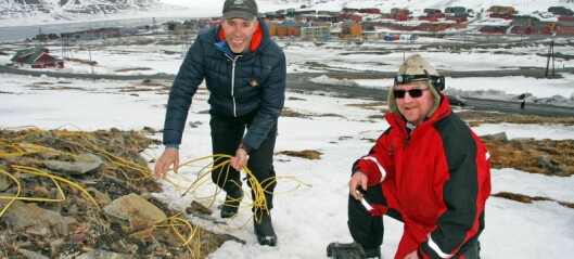 Vekket Longyearbyen med gruvekrutt