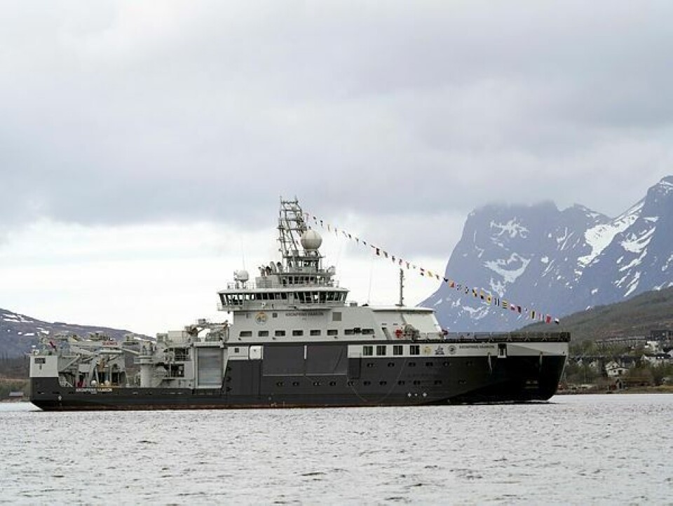 Forskningsskipet Kronprins Haakon. Forskningsskipet Kronprins Haakon.