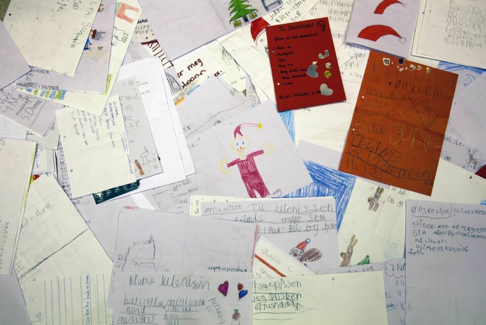 Tirsdag denne uken var det kommet hundrevis av ønskelister i postkassen til Gruvenissen som bor i Gruvefjellet.