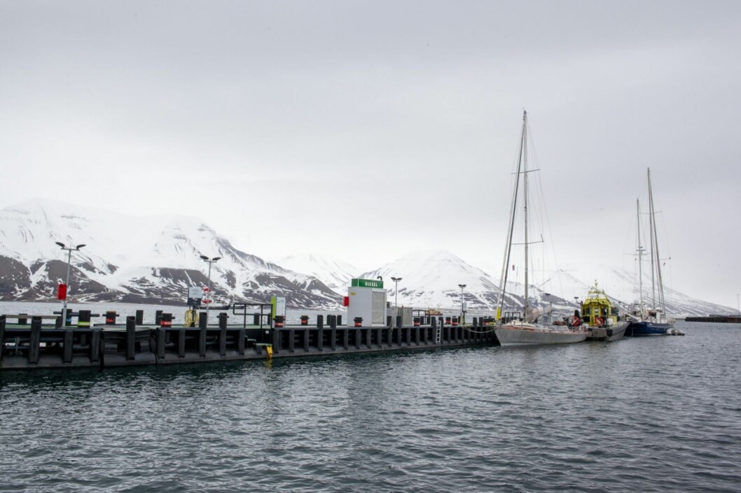 Turistkaien forlenges i disse dager. Turistkaien forlenges i disse dager.