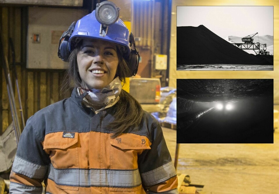 Katrine Celius jobber med fotografi, tegning og maling. I disse dager er hun aktuell med fotoutstilling om gruvedriften på Svalbard.