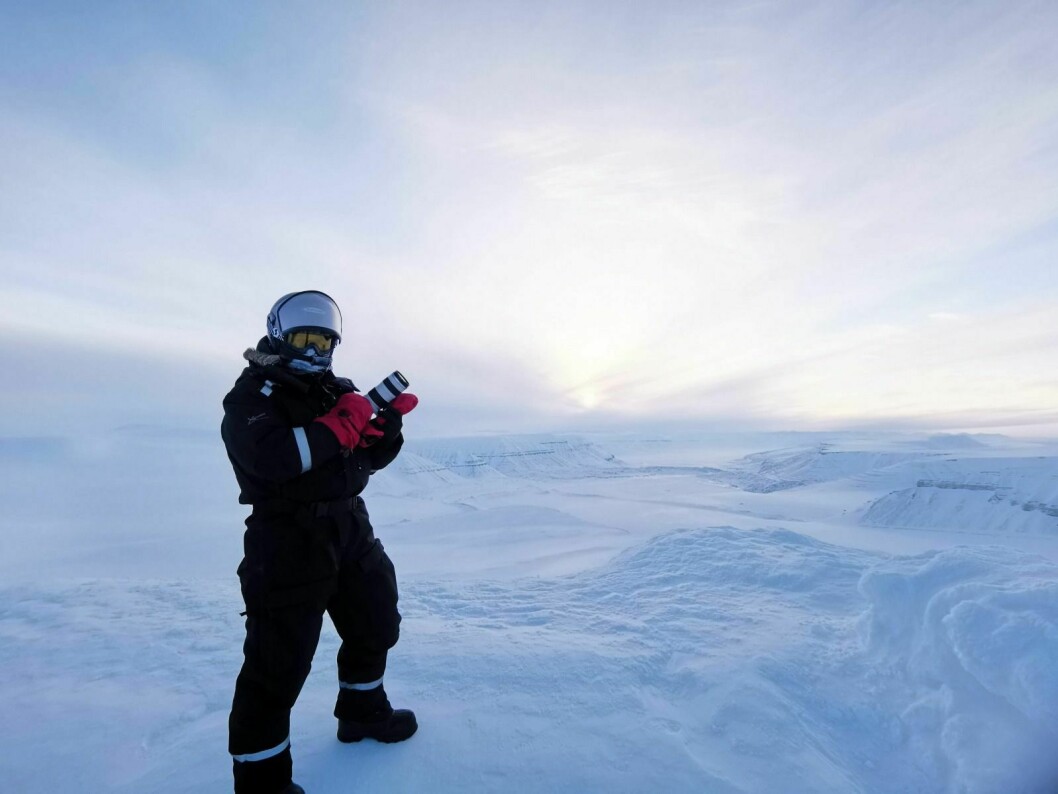 Atle Bye hadde fem fantastiske dager på Svalbard uten å se isbjørn. Han mener for mange turoperatører fokuserer for mye på isbjørn.