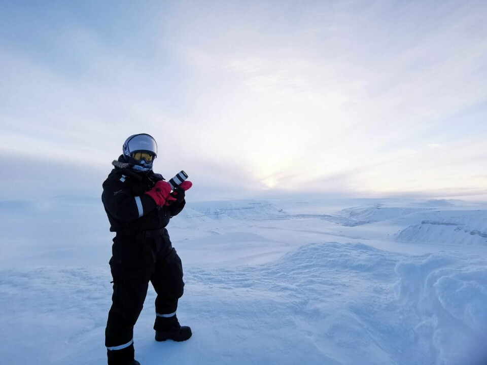 Atle Bye hadde fem fantastiske dager på Svalbard uten å se isbjørn. Han mener for mange turoperatører fokuserer for mye på isbjørn.