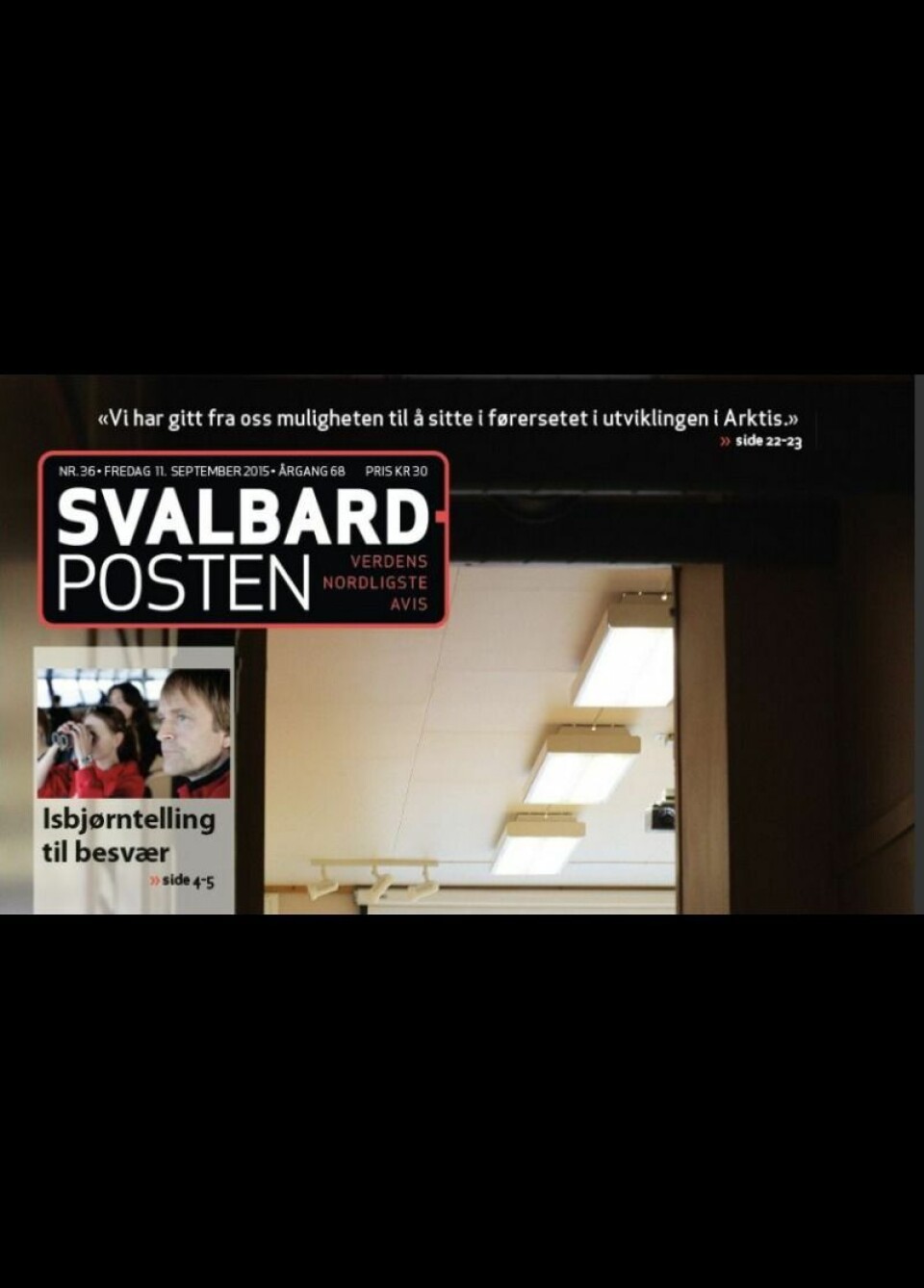 Avisa forsinket