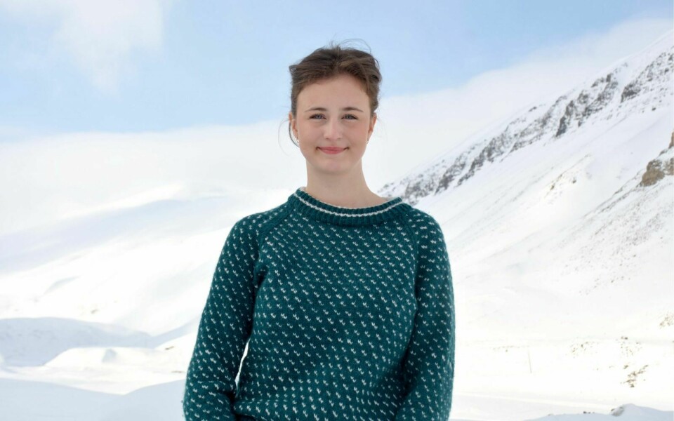 Reiste til nord: Da studiene i Danmark ble satt på pause rettet Andrea Aasbø Diedrichson nesa nordover mot Svalbard og Svalbard folkehøgskole. Da visste hun ingen ting om hva hun dro til, men nesten et år senere angrer hun ikke det gram på at hun turte å gjøre det.