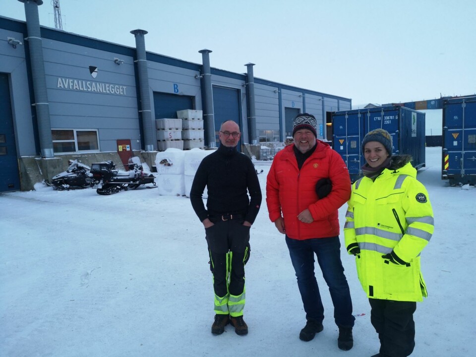 Besøg i Reno-vest på affaldsanlægget i Longyearbyen