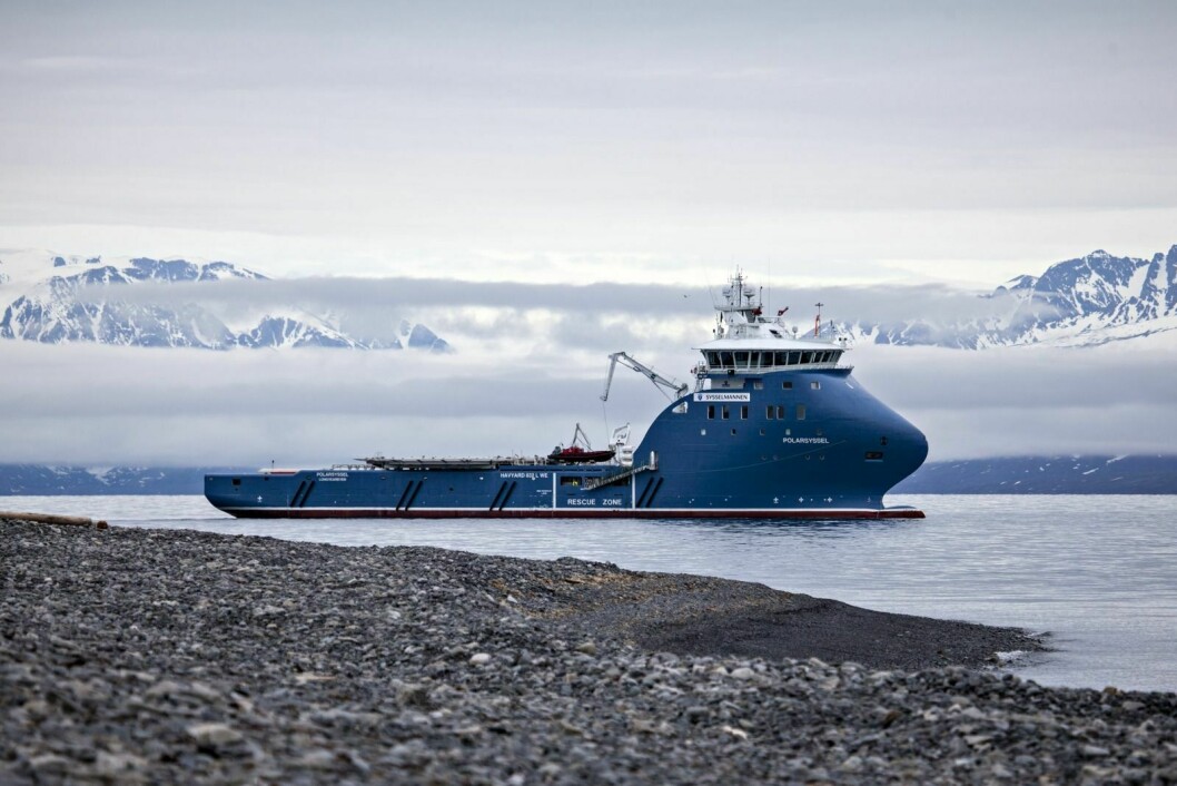 Sysselmannens tjenestebåt «Polarsyssel» får penger til drift ut 2019. Vanligvis legges den i opplag på fastlandet i november og desember.