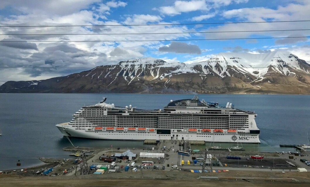 Dette er det mest passasjerrike skipet som har kommet til Longyearbyen.