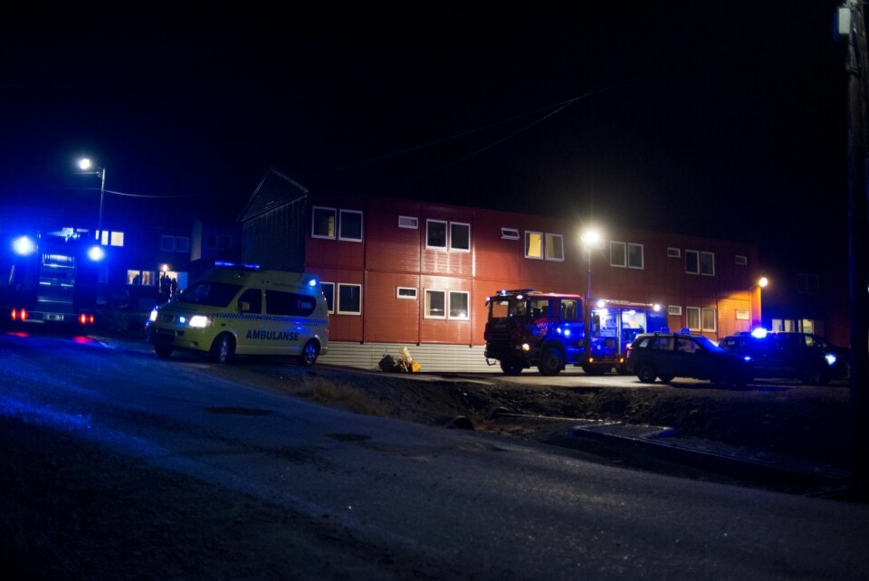 Nødetatene rykket ut til en brann i et hus i Vei 232.