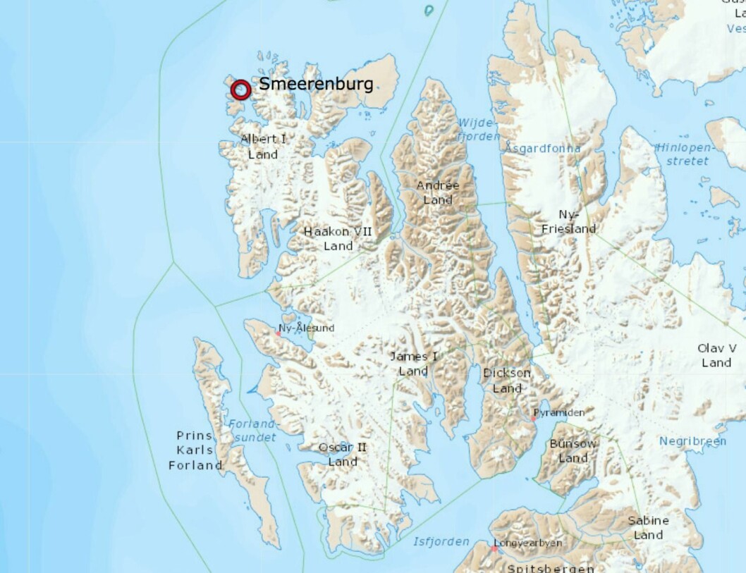 I NORDVEST: Skipet dødsfallet fant sted på, var i Longyearbyen tidligere i uken. Nå, torsdag, befinner det seg på 80 grader nord. I NORDVEST: Skipet dødsfallet fant sted på, var i Longyearbyen tidligere i uken. Nå, torsdag, befinner det seg på 80 grader nord.
