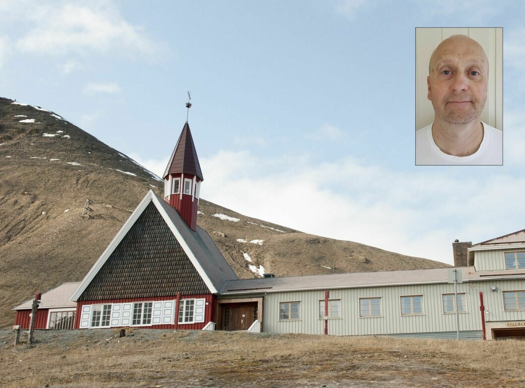 Arve Marton Marthinsen blir vikarprest i Svalbard Kirke.
