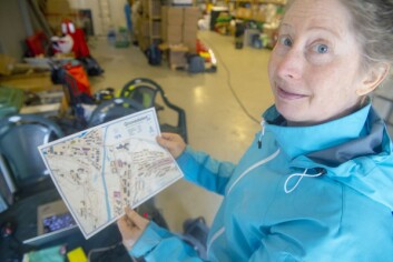 Ida Vår Kierulf fra Larvik har laget orienteringskartene som ble brukt i orienteringsløpene i helga. Hun mener Longyearbyen er en kjempekul plass å løpe orientering på.