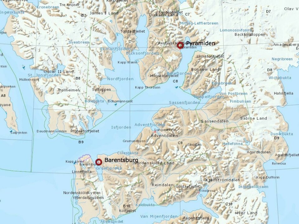 Helikopteret var på vei fra Pyramiden til Barentsburg da det styrtet i havet. Helikopteret var på vei fra Pyramiden til Barentsburg da det styrtet i havet.