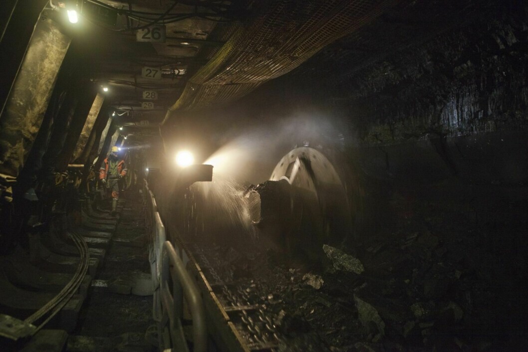 I dag er det ingen drift i Svea Nord-gruva.