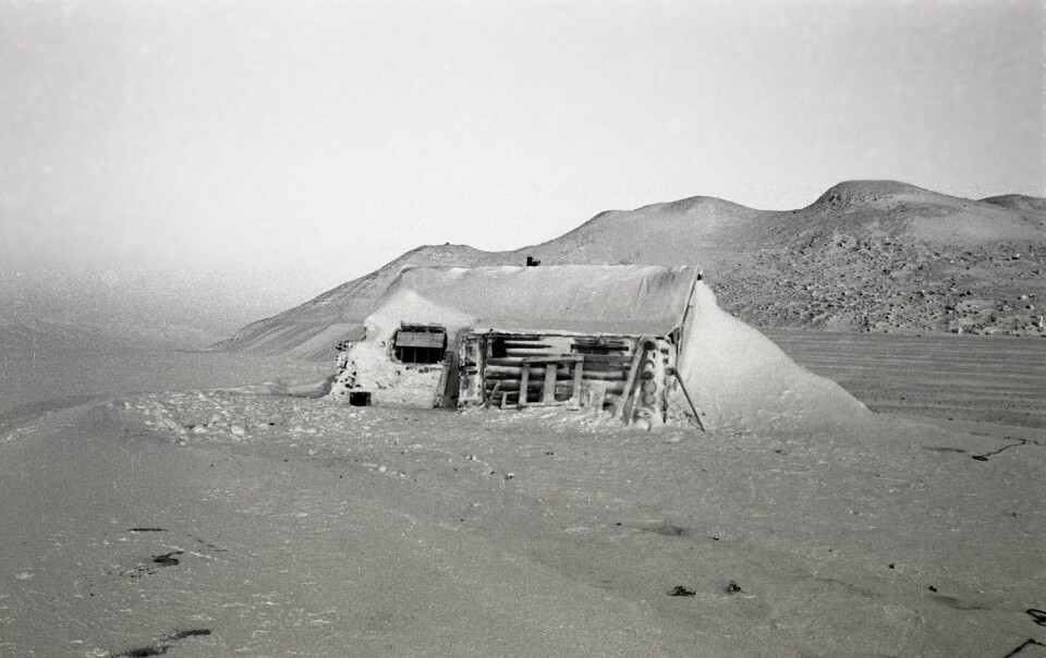 Bildet er av Austfjrodnes fangststasjon og er lånt ut til Svalbardposten av Svalbard Museum.
