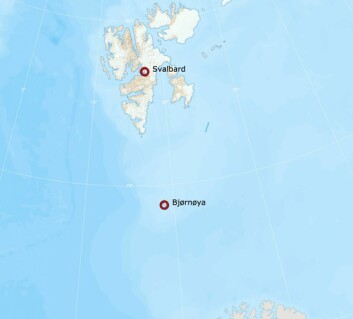 Bjørnøya ligger midt ute i havet mellom fastlandsnorge og Svalbard.