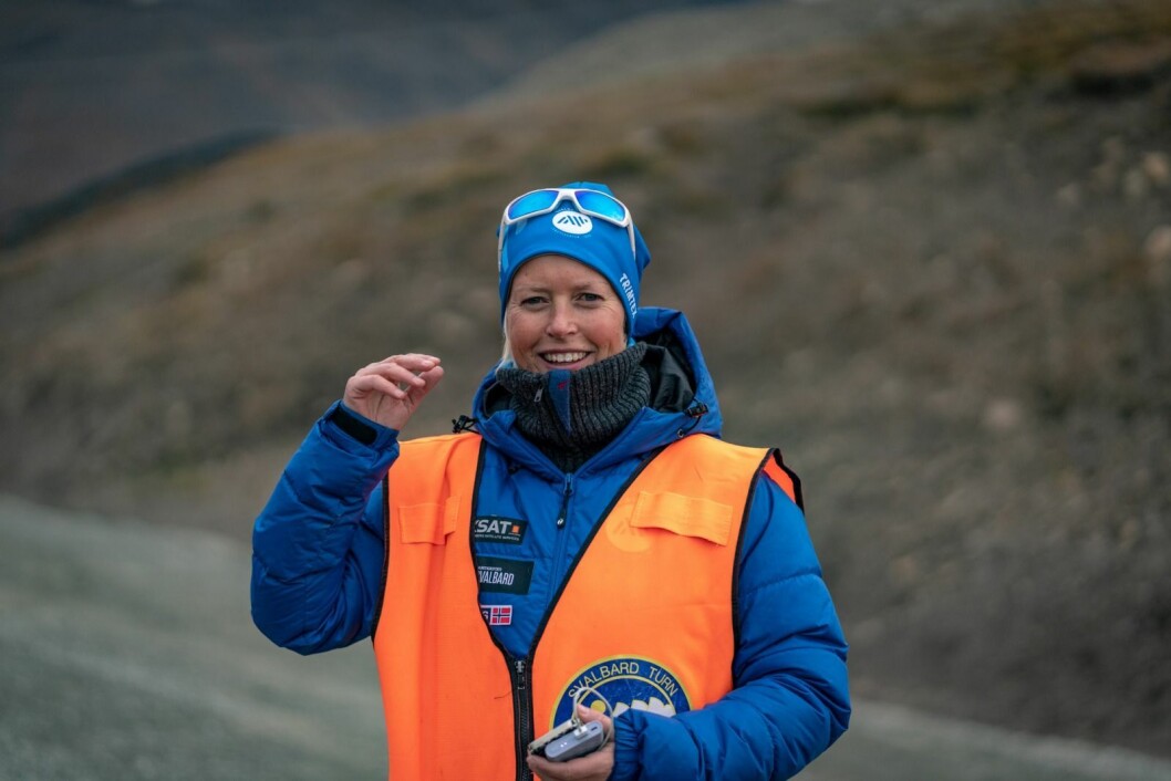 Nina Lines i Svalbard Turn. Nina Lines i Svalbard Turn.