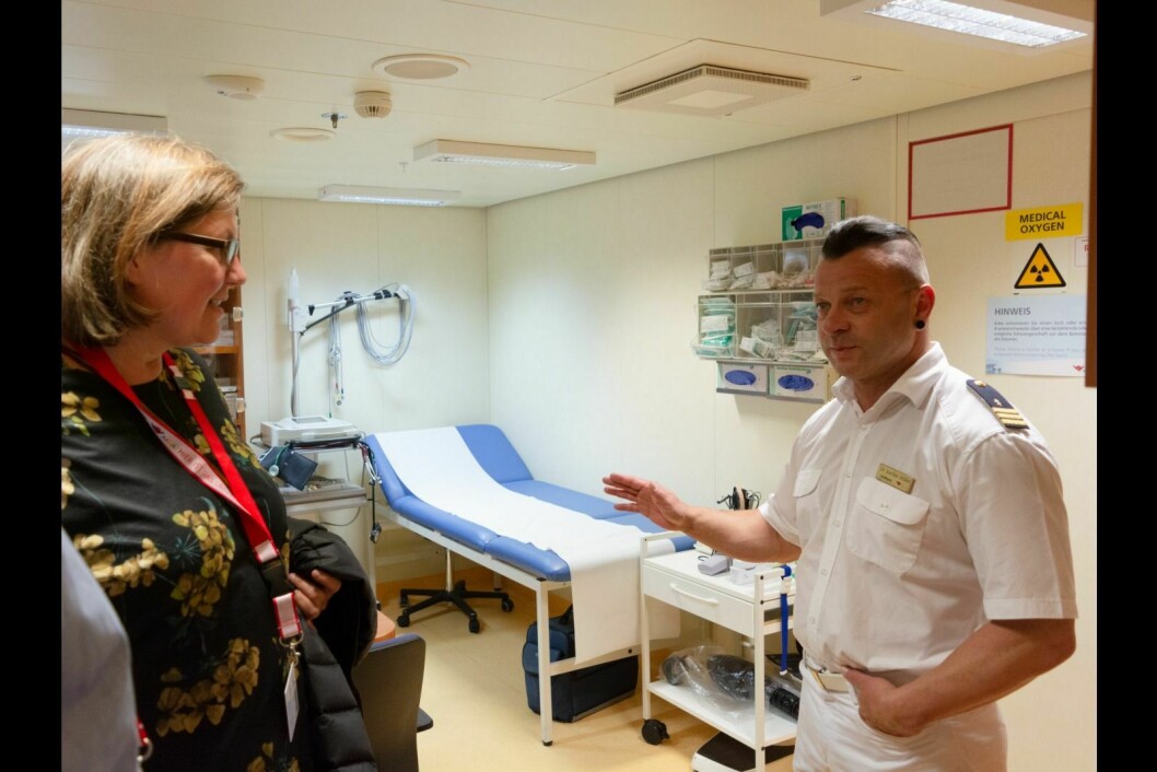 Avdelingsleder ved Longyearbyen sykehus, Bente Brataas, tror at de sammen med rederiene vil komme frem til en løsning.