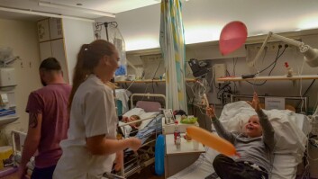 Sander Higraff feiret niårsdagen sin på Rikshospitalet i Oslo. Sander Higraff feiret niårsdagen sin på Rikshospitalet i Oslo.