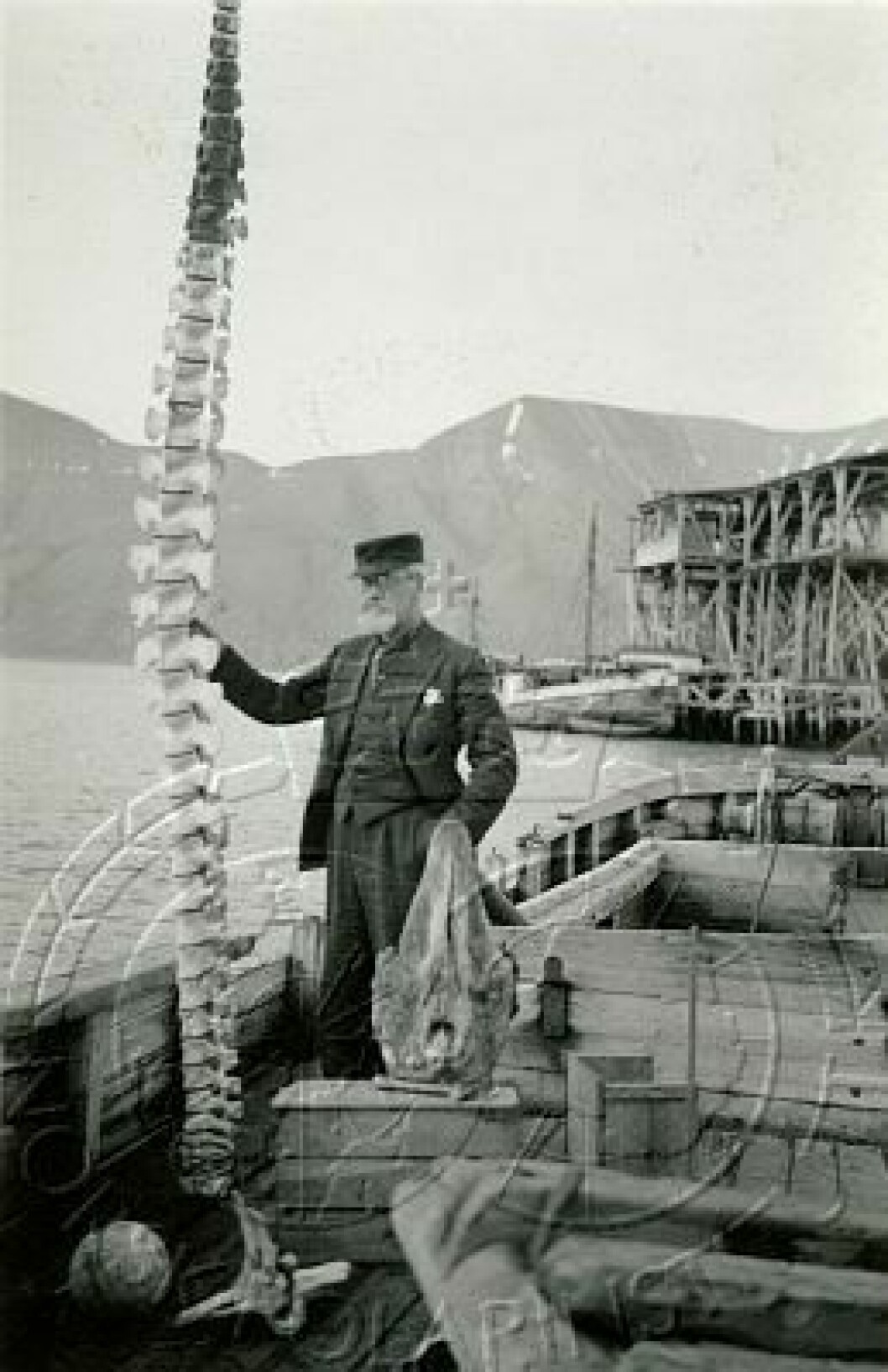 Adolf Hoel i Adventfjorden 1936