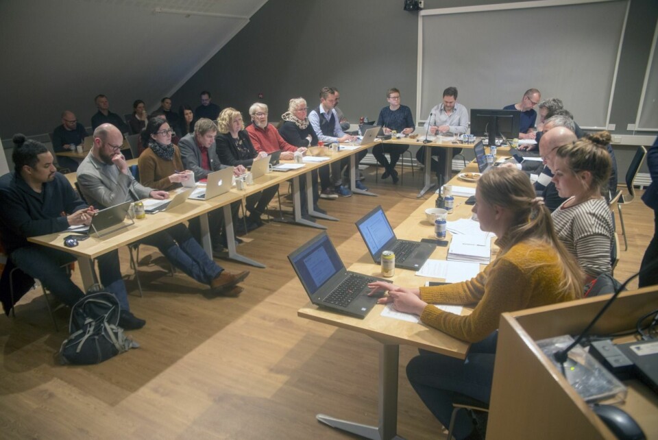 Hvem skal styre Longyearbyen de neste fire årene? Dette bildet av lokalstyret ble tatt i desember 2018. Hvem skal styre Longyearbyen de neste fire årene? Dette bildet av lokalstyret ble tatt i desember 2018.