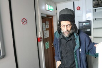 NYTT «HJEM»: Sabbatini på vei opp til rommet sitt på Gjestehuset 102 i Nybyen. NYTT «HJEM»: Sabbatini på vei opp til rommet sitt på Gjestehuset 102 i Nybyen.