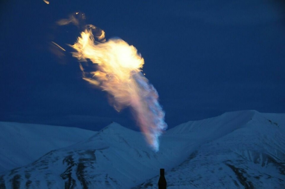 gass: Artikkelforfatteren mener Longyearbyen bør satse på gass i fremtiden.