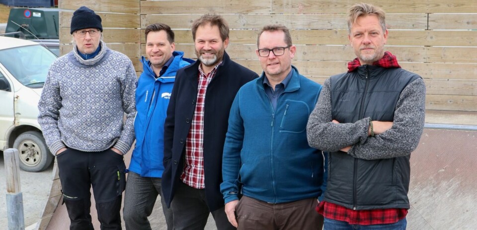 Hva er det egentlig som skiller de fem partiene som stiller til valg? Fra venstre Jørn Dybdahl (Frp), Stein-Ove Johannessen (H), Arild olsen (Ap), Pål Berg (MDG) og Terje Aunevik (V).
