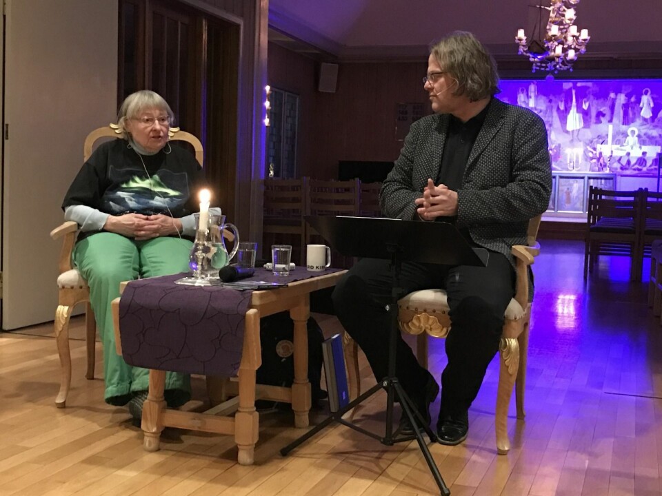 Freia ble intervjuet av sokneprest Leif Magne Helgesen forrige uke.