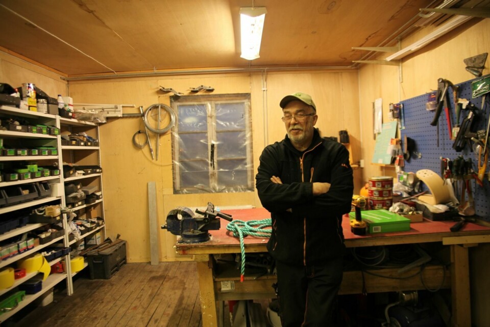 Minnestund: Torsdag var det minnestund i Svalbard Kirke for Frank Rosø som døde brått.