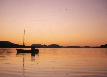 Per Johnsons første oljeeventyr var i Grønfjorden. «Hvitfisk» ble brukt til det meste av transporter.