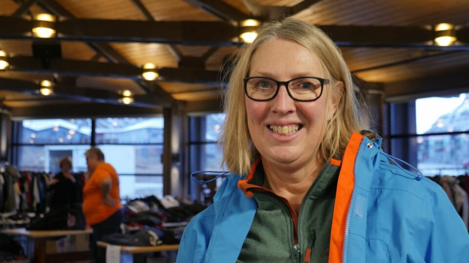 Anne Elisabeth Nielsen kjøpte seg innesko.
