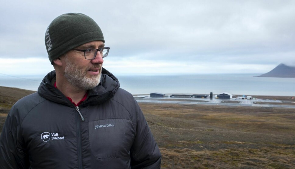 Ronny Brunvoll, reiselivssjef i Visit Svalbard,