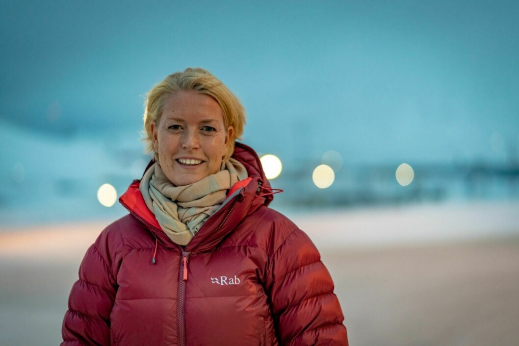 HÅPER: Nina Lines i Svalbard Turn forteller at de ikke vet om skiheisen blir satt opp igjen i år, men hun håper de rekker det.