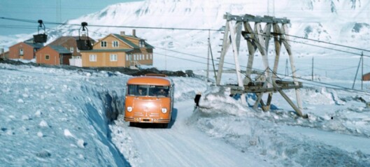 Dette er den første bussen i Longyearbyen