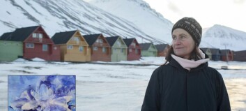Tove åpner Solfestuka med malerier fra Svalbard
