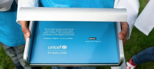 Unicef lagrer barnekonvensjonen i Gruve 3