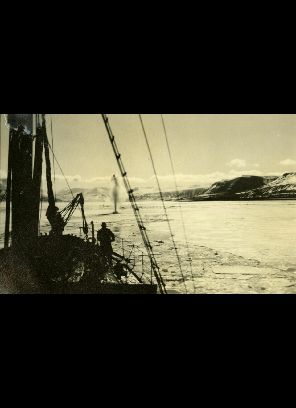 Henting av post ved iskanten i 1926