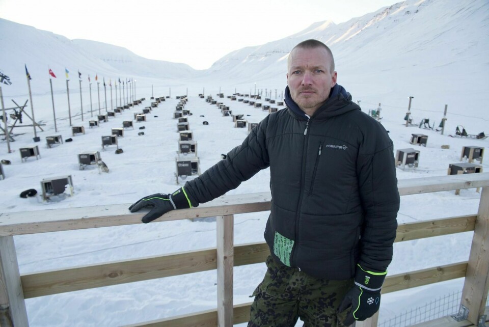 Martin Munck visits the Green Dog Svalbard kennels in Bolterdalen. The company currently has 12 mushers and dog handlers, half of whom have worked there at least two years.