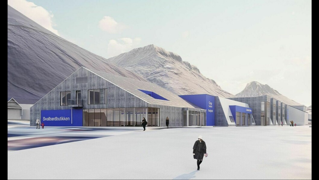 Slik vil Svalbardbutikken se ut i februar 2021, om alt går etter planen.