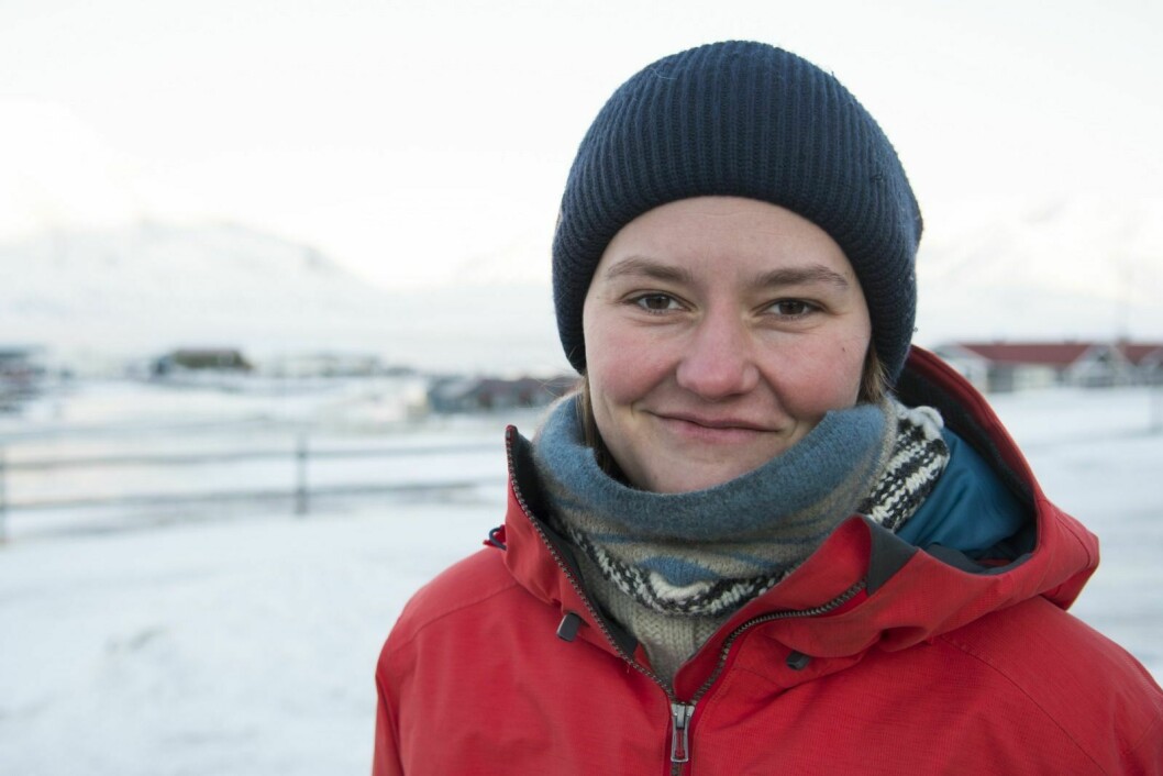 Charlotte Sandmo works at Hurtigruten Svalbard, with a shift of six days on and two days off. 