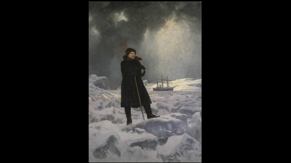 Maleri med av Adolf Erik Nordenskiöld. Maleri med av Adolf Erik Nordenskiöld.