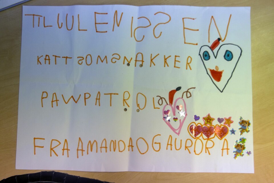 SNAKKENDE KATT: Amanda og Aurora har slått seg sammen om å ønske seg en katt som snakker. SNAKKENDE KATT: Amanda og Aurora har slått seg sammen om å ønske seg en katt som snakker.