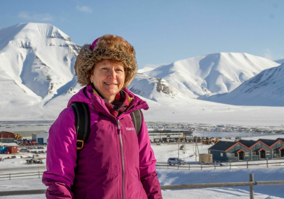 Anita M. Halvorssen was in Longyearbyen last week to do research for her next project.