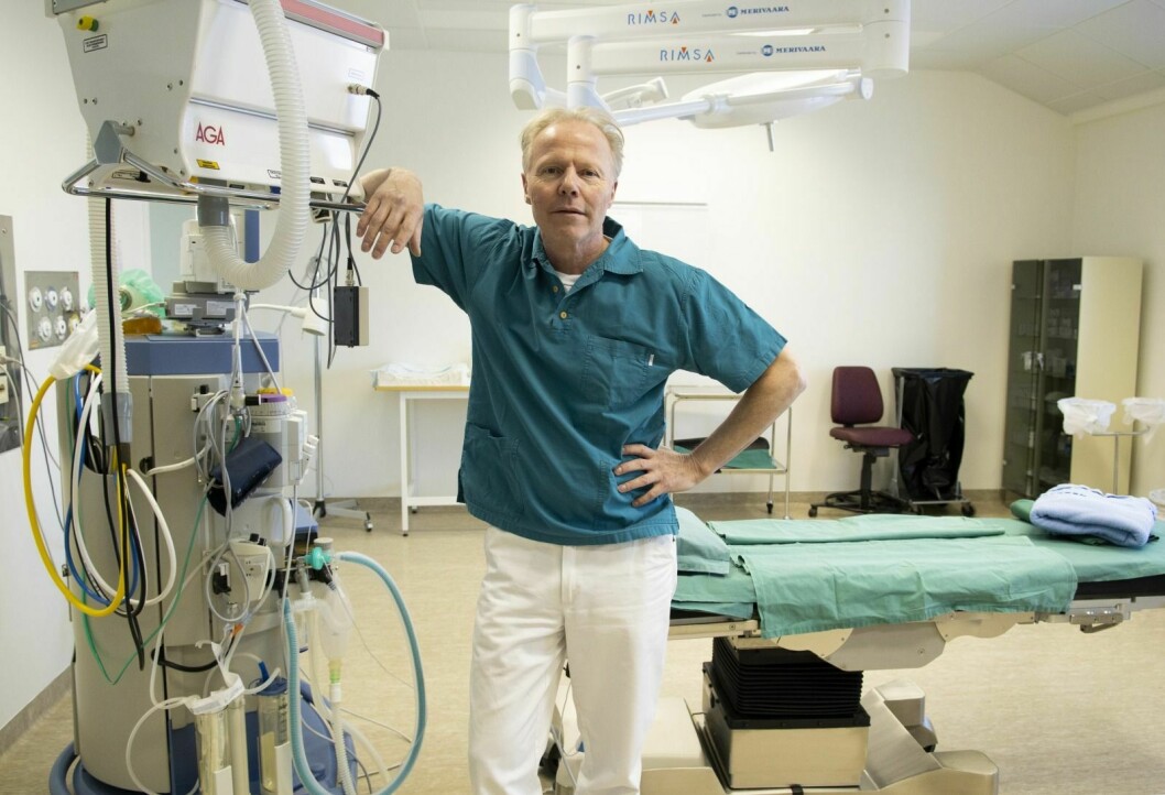 Longyearbyen sykehus og vakthavende overlege og kirurt Erik Krag Jenssen fikk ikke inn pasienter som trengte legebehandling i Tromsø denne helga.