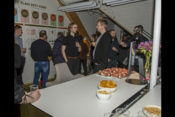 Fredag markerte arkitektkontoret åpningen med fest for lokale og tilreisende i de nye lokalene i andre etasje på Lompensenteret.